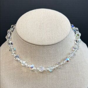 Vintage Crystal AB Necklace